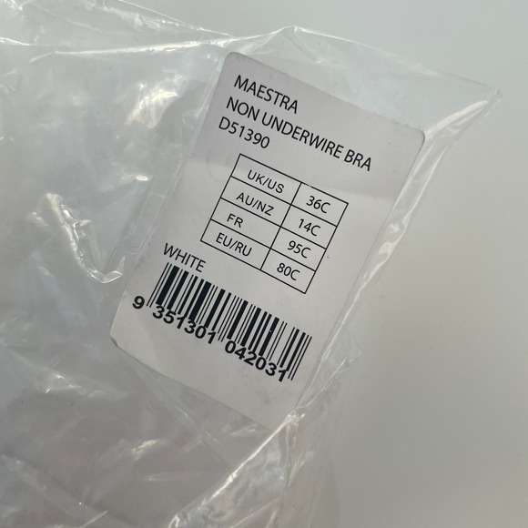 NWT Dita Von Teese Maestra White Lace Underwire Balconette Bra Size 36C - Picture 13 of 14